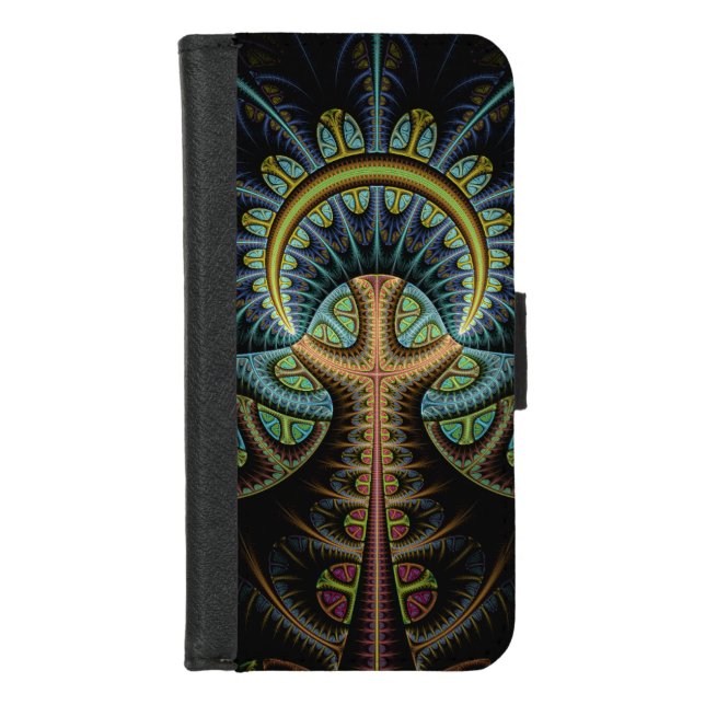 Tree of Life Abstract iPhone Wallet Case (Front)