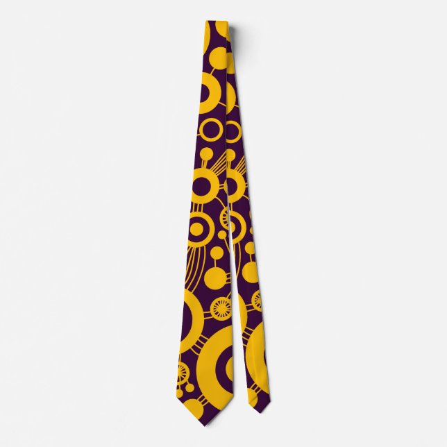 Tree of Life Abstract Neck Tie (Front)