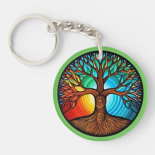 Tree of Life Acrylic Keychain