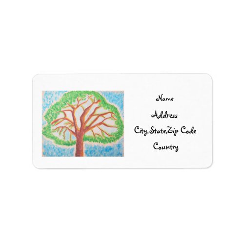 Tree of Life_address label