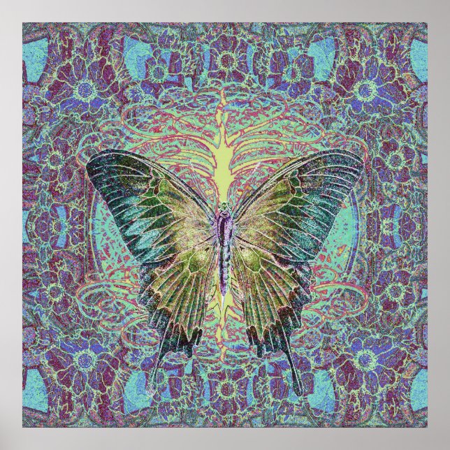 Tree of Life and Butterfly Poster (Front)