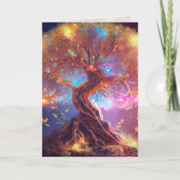 Tree of Life and Love Graphic Arts Card