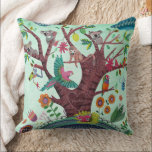 Tree of life Art Kids | Throw Pillow Lumbar<br><div class="desc">Cartita design ©2015  All Rights Reserved
Feel free to change or add text!

I Hope you enjoy my illustrations!
 
 Look for your favourite pillow in my store!</div>