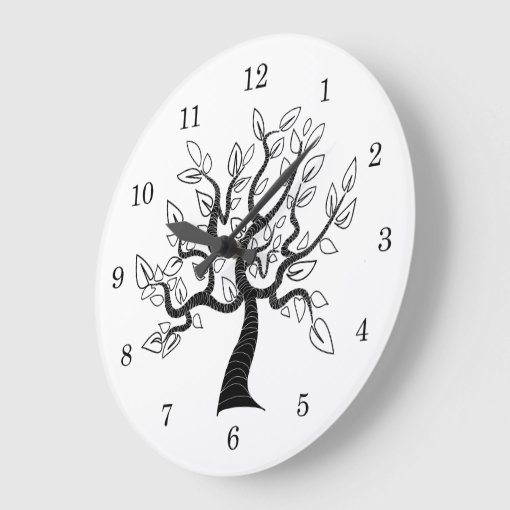 Tree of Life Art Large Clock | Zazzle
