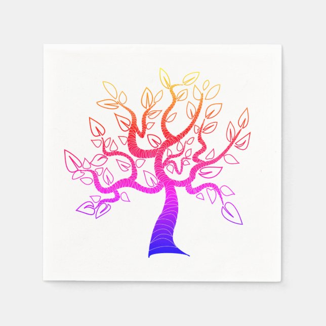 Tree of Life Art - Napkins (Front)