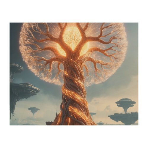 Tree Of Life Art Print Wood Wall Art 