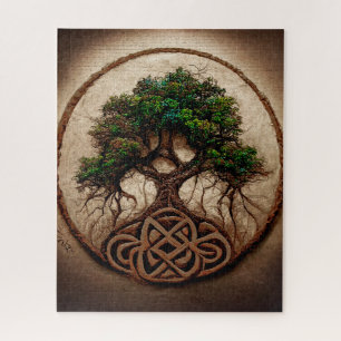 Tree of Life Artwork Jigsaw Puzzle