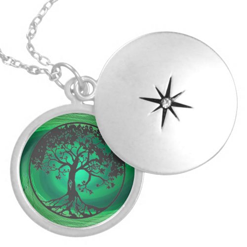 Tree of Life As Above So Below Silver Plated Necklace