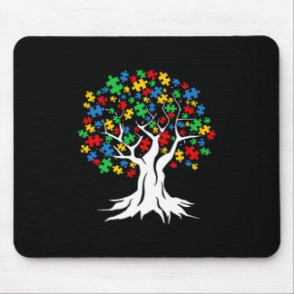 Tree Of Life Autism Awareness Month Mouse Pad