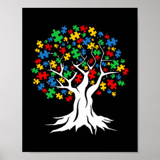 Tree Of Life Autism Awareness Month Poster