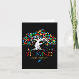 Tree Of Life Autism Awareness Month Puzzle Asd Sup Card