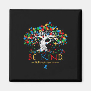 Tree Of Life Autism Awareness Month Puzzle Asd Sup Magnet