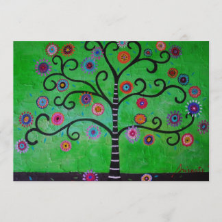 TREE OF LIFE BAR/BAT MITZVAH INVITATION