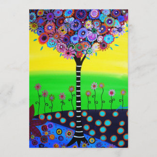 TREE OF LIFE BAR/BAT MITZVAH INVITATION