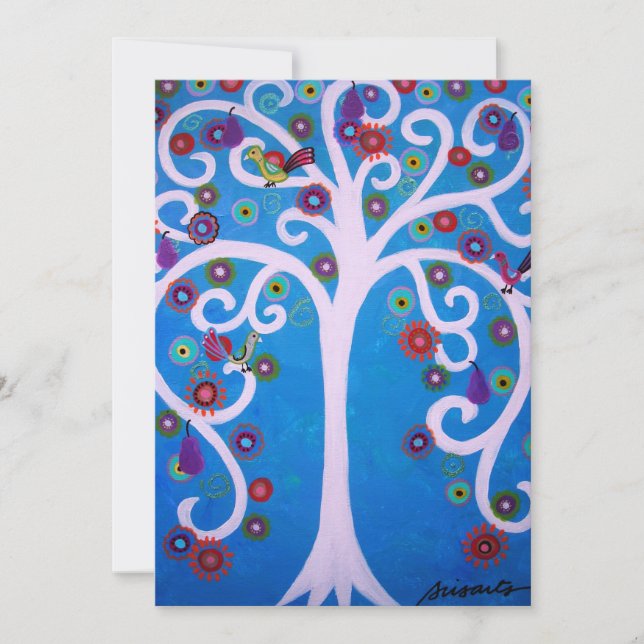 TREE OF LIFE BAR/BAT MITZVAH INVITATION (Front)
