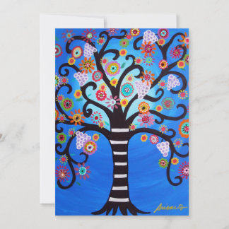 TREE OF LIFE BAR/BAT MITZVAH INVITATION