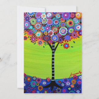 Tree of Life Bar Bat Mitzvah Invitations