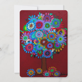 Tree of Life Bar Bat Mitzvah Invitations