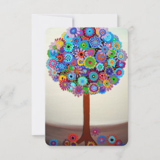 Tree of Life Bar Bat Mitzvah Invitations
