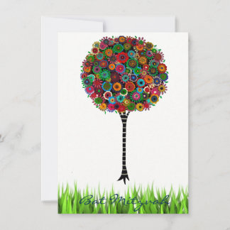 Tree of Life Bar Bat Mitzvah Invitations