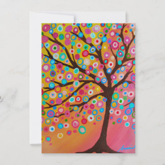 Tree of Life Bar Bat Mitzvah Invitations