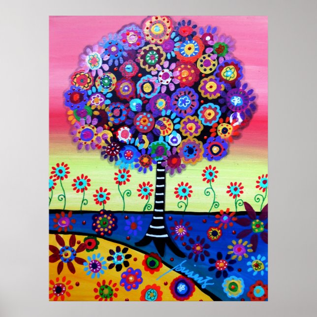 Tree of Life Bar Bat Mitzvah Poster (Front)