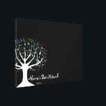 Tree of Life Bat Mitzvah Sign-In Board Canvas Print<br><div class="desc">WELCOME!!! I can personally help you with your order! Ask me anything! EVERYTHING is customizable! All my designs are ONE-OF-A-KIND original pieces of artwork designed by me! You can only find them here! Most are created using Adobe Illustrator or Adobe Photoshop. Others are unique hand painted items in watercolor, gouache,...</div>