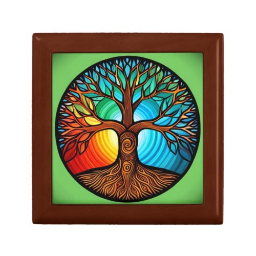 Tree of Life Beautiful Wooden Jewelry Keepsake Box