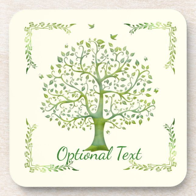 Tree of Life Beverage Coaster (Front)