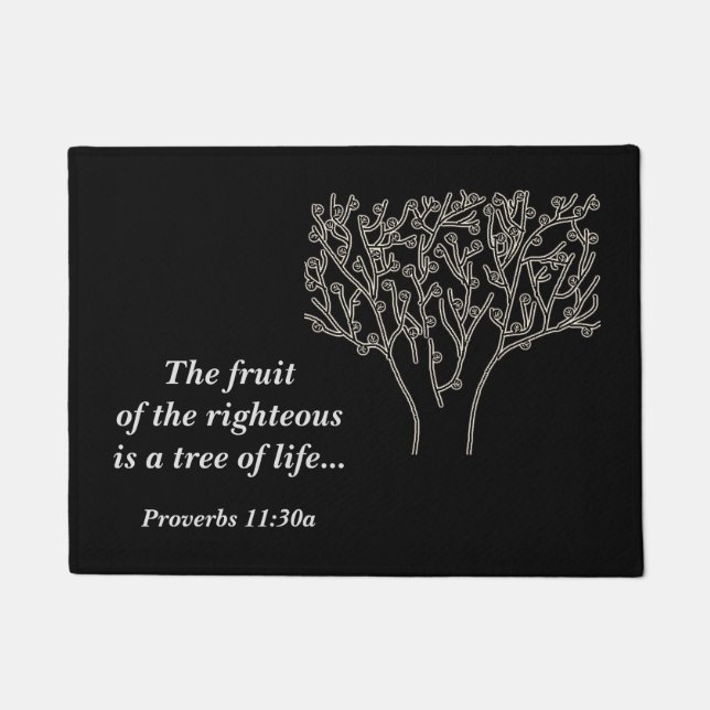Tree of Life Bible Verse Doormat (Front)