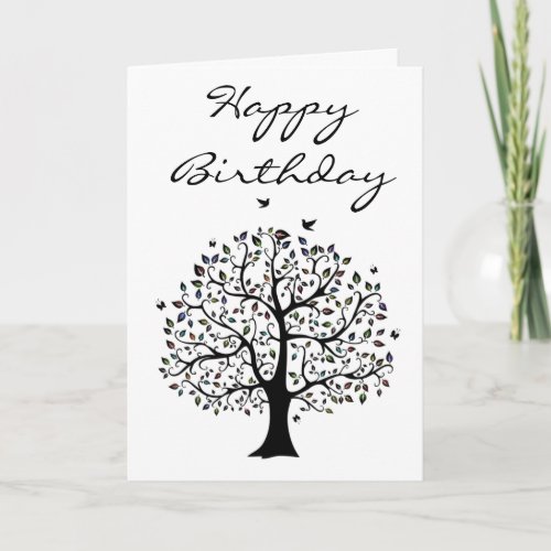 Tree of life birthday card