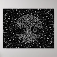 Tree of Life - black and white