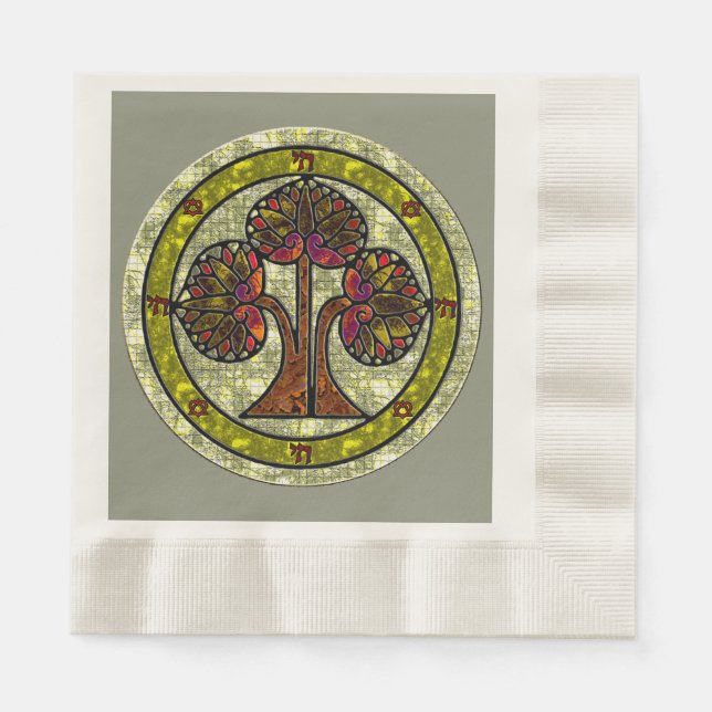 Tree of Life Blessing  Napkins (Front)