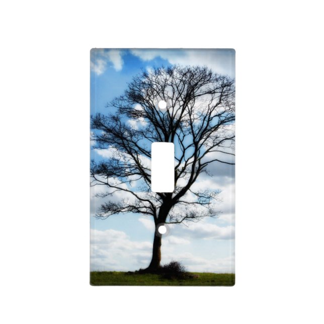 Tree of life Blue Skies Light Switch Cover (Front)