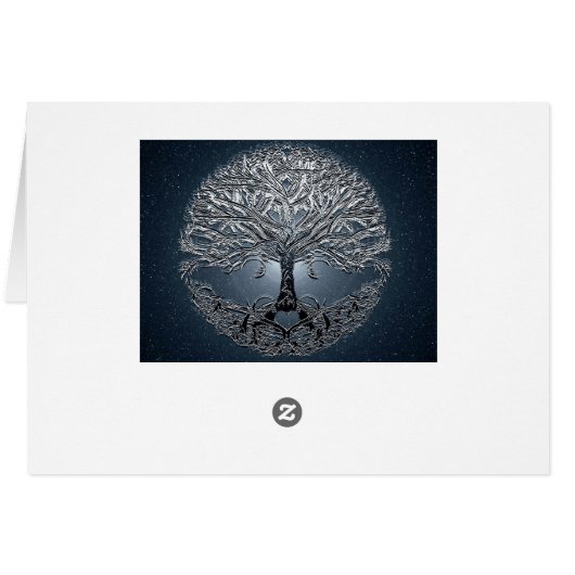 Tree of Life Blue Sky Peaceful Night (Back Horizontal)