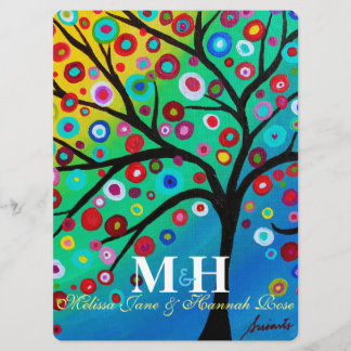 Tree of Life B'not Mitzvah Invitations