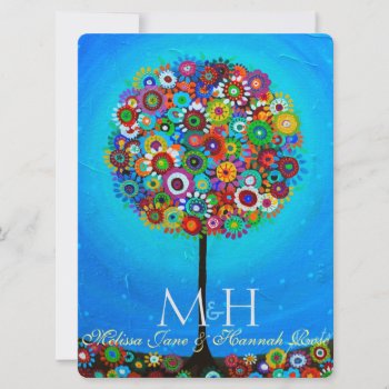 Tree Of Life B'not Mitzvah Invitations by prisarts at Zazzle