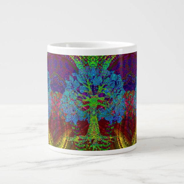 Tree of Life Boundless Enthusiasm Giant Coffee Mug (Front)