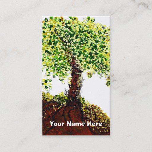 Customizable Tree of Life Business Cards