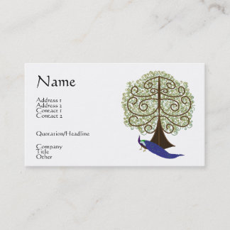 Tree of Life Business Card / Profile Card