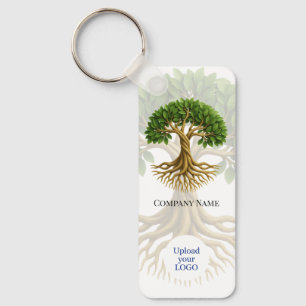 Tree of Life Business Logo Promotional Material Keychain