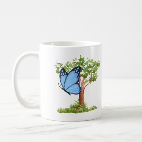 Tree of life Butterfly Coffee Mug