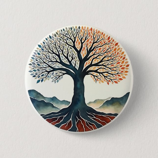 Tree of Life Button (Front)