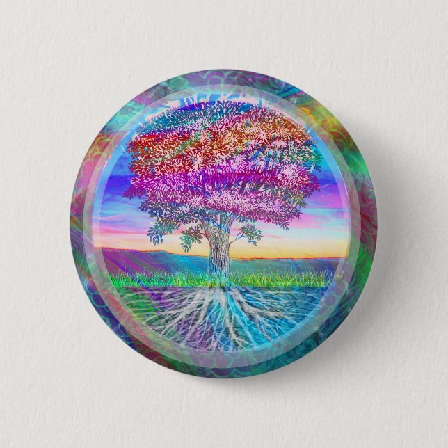 Tree of Life Button (Front)