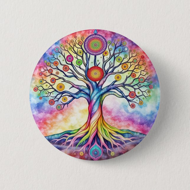 Tree of Life Button (Front)
