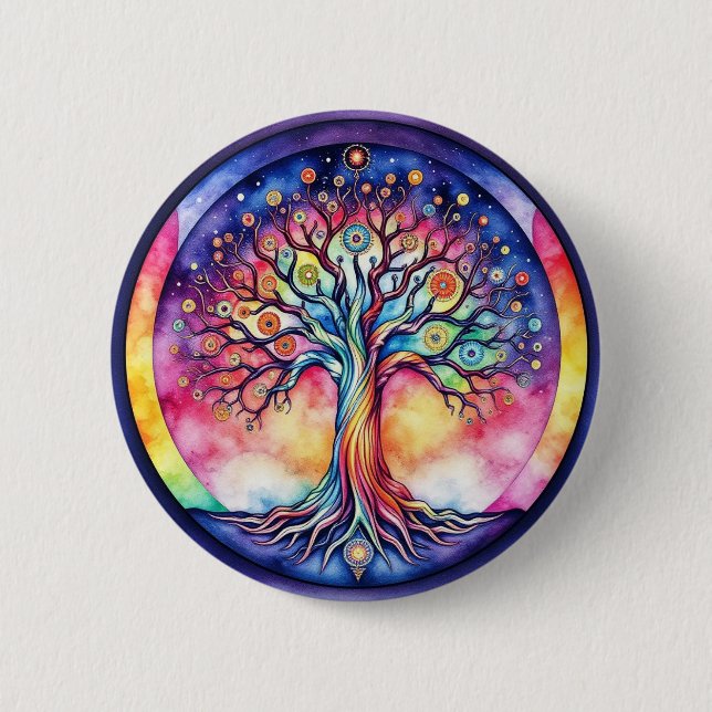 Tree of Life Button (Front)