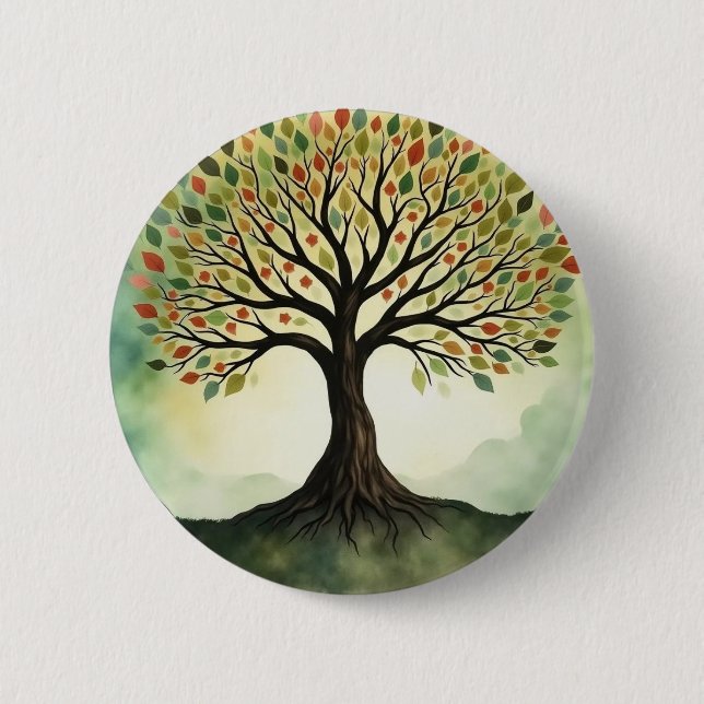 Tree of Life Button (Front)