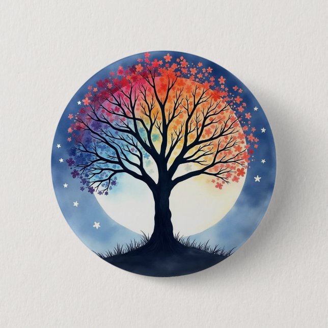 Tree of Life Button (Front)