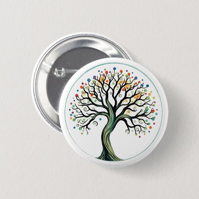 Tree of Life Button (Front & Back)