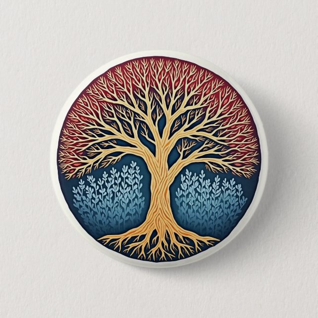 Tree of Life Button (Front)